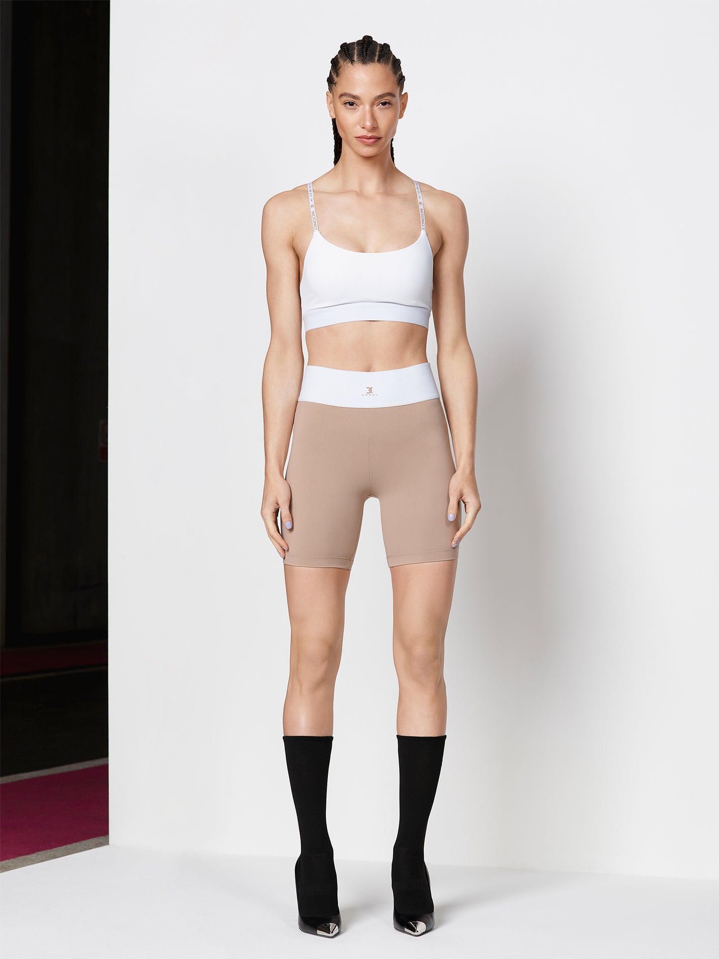 Madison Blackout® Cycling Shorts - Portobello/White