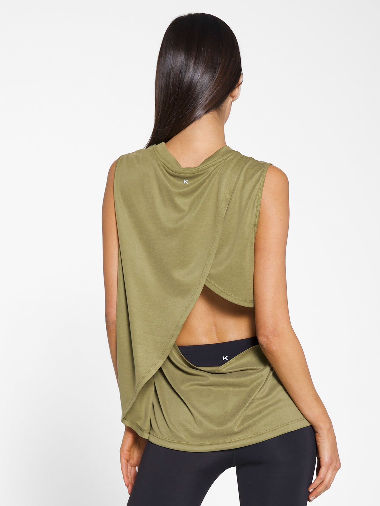 Vivi Marlow Tank - Fir Green