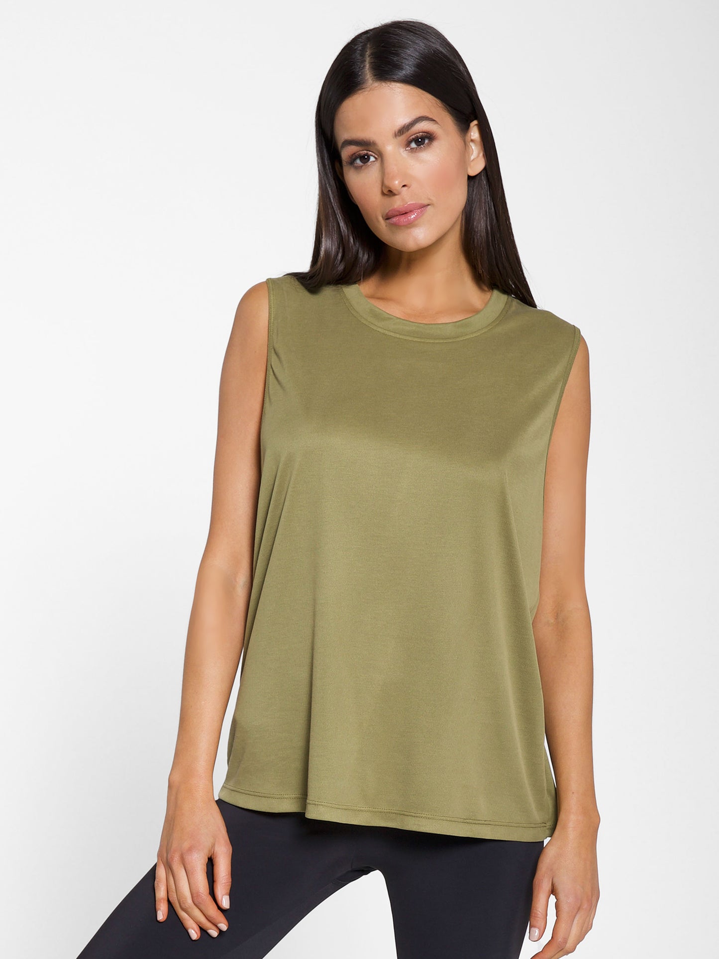 Vivi Marlow Tank - Fir Green