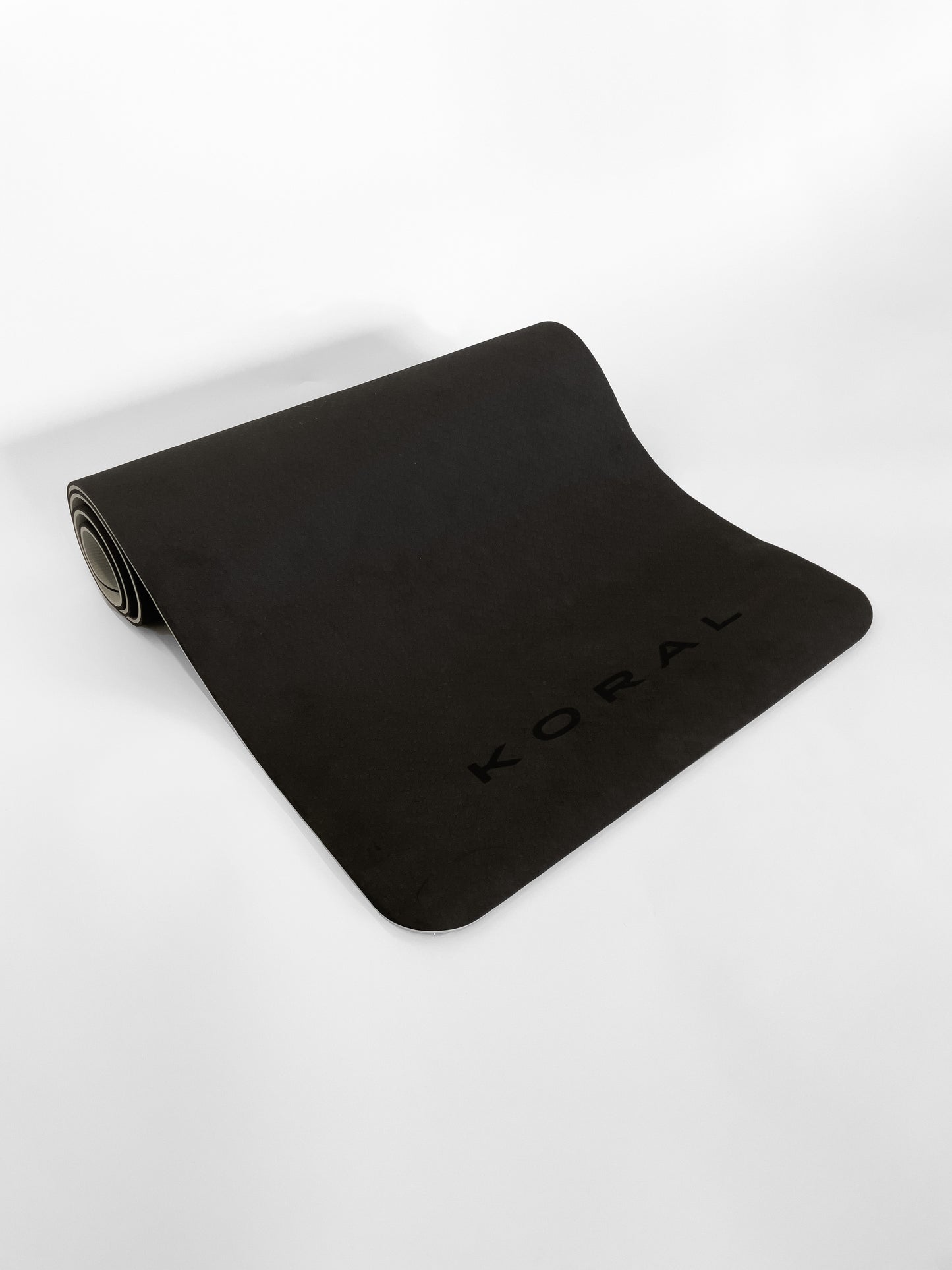 Two Tone Exercise Mat - Black/Gray