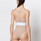 Nova Blackout® Bodysuit - Portobello/White