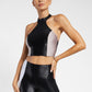 Form Infinity® Halter Crop - Black/Alvarado