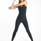 Jet Rib Jumpsuit - Black