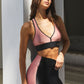 Transcend Infinity® Sports Bra - Black/Dusty Rose
