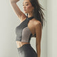 Form Infinity® Halter Crop - Black/Alvarado