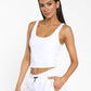 Korra Blackout® Crop Top - White
