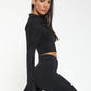 Luca Blackout® Crop Top - Black