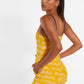 Santo Logo Romper - Black/Mango